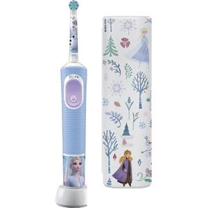 Oral-B Pro Kids Spazzolino Elettrico per Bambini con Personaggi Frozen Custodia da Viaggio, Creata in Braun, per Bambini Oltre 3 Anni