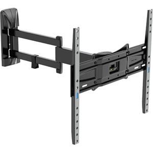 Meliconi SPACE SYSTEM FULLMOTION 400, Supporto TV Parete con Braccio e Doppia Rotazione, Staffa per TV a Schermo Piatto da 40