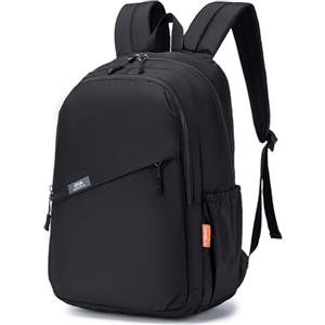 BAGZY Zaino da Viaggio Aereo Bagaglio a Mano 40x30x15 Nero Impermeabile con Scomparto per Laptop e Serratura a Combinazione