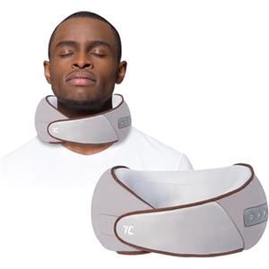 7c Massaggiatore per collo Shiatsu con calore: cuscino elettrico per massaggio cervicale per la schiena, cuscino massaggiante 3D ricaricabile per alleviare il dolore muscolare, per casa, ufficio,