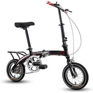 XWJBDF Bicicletta Pieghevole Da 12 Pollici, Bici Da Città Compatta, Per Studenti E Adulti, Mini Bici Pieghevole Leggera Per Bici Da Lavoro 3