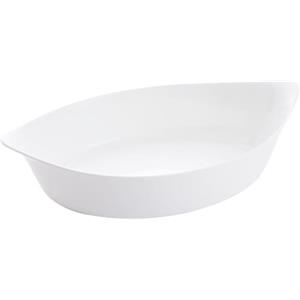Luminarc Smart Cuisine Carine Pirofila Ovale, Vetro Opale, Bianco, cm 38x23x9 h.