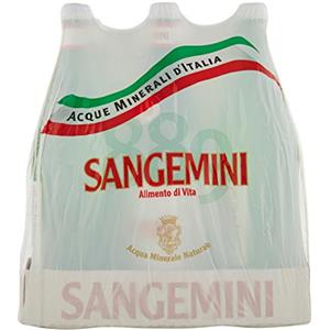 Sangemini San Gemini - Acqua Minerale, Naturale, 1 l [confezione da 6]