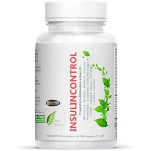 Hyper INSULINCONTROL Integratore con Berberina Cannella Gymnema Acido Alfa Lipoico Myoinositolo Livello di Glicemia Metabolismo Mantenimento di Livelli Normali di Glucosio nel Sangue 90 Compresse