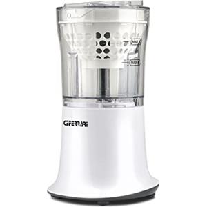 G3 Ferrari G20081 Samurai Tritatutto Multifunzione, 500 W, 700 ml, 2 Velocità, Foro aggiunta liquidi, 3 set di lame, Bianco