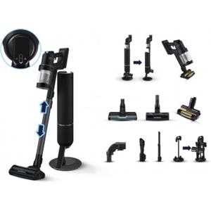 Samsung VS28C9784QK/WA Scopa Elettrica Batteria 1200, 730 Nero