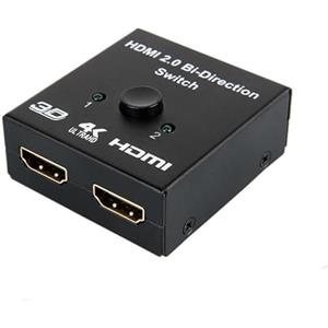 Xingdianfu HDMI Switch HDMI Splitter 4K, Sdoppiatore HDMI bidirezionale 2 Ingresso a 1 Uscita o 1 In a 2 Out Commutatore HDMI Supporta 4K 3D 1080P
