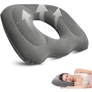 Gaaines Wukemaoyi Cuscino Gonfiabile Seduta Ortopedico, Cuscino Ciambella Antidecubito, Cuscino Emorroidi Donna Uomo, ciambella per sedersi, Cuscino Coccige Cuscino Sedile Emorroidi