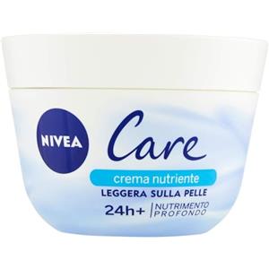 NIVEA Care Maxi Nutrimento Profondo Crema nutriente leggera per viso, mani e corpo in confezione da 400 ml, Crema idratante multiuso con Microsfere di Cera ad Idrodispersione