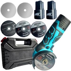 ZALASUNG Mini smerigliatrice angolare, batteria da 16,8 V, Mini Flex 28000 rpm/76 mm, mini smerigliatrice angolare professionale, adatta per il taglio e la lucidatura