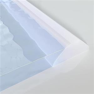 ESUFEIR Barriera Doccia Ferma Acqua,Striscia di Ritenzione,Silicone Doccia per Barriera Stop Acqua Soglia, Arresto Doccia Autoadesivo,Protezione Doccia Pieghevole Bagno (1M, Trasparente C Forma)