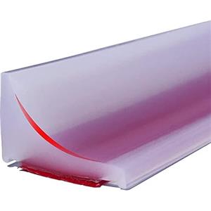 ESUFEIR Barriera Doccia Ferma Acqua,Striscia di Ritenzione,Silicone Doccia per Barriera Stop Acqua Soglia, Arresto Doccia Autoadesivo,Protezione Doccia Pieghevole Bagno(2M, Trasparente)