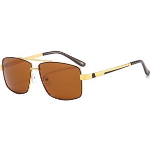 Bmeigo Occhiali da Sole polarizzate da Uomo Vintage UV400 Metallo Classico guida Occhiali Sports Outdoor
