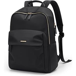 GOLF SUPAGS Elegante Zaino per Laptop da Donna, Perfetto per il Lavoro, l'università e i Viaggi, Borsa Multifunzionale e Borsa per la Scuola, Adatta a Notebook da 15 Pollici (Nero)