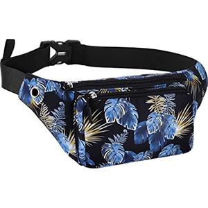 HAWEE Elegante Marsupio Sportivo Cintura Corsa Leggero Unisex Marsupio Corsa Multicolor Esecuzione Pouch con Cintura Regolabile e Jack per Cuffie per Uomo Donna Corsa Jogging Ciclismo Escursionismo