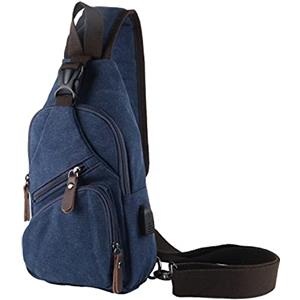 Naudamp Borsa a Tracolla da Uomo Borsa a Tracolla Casual Borsa a Tracolla Messenger Zaino da Viaggio per Escursionismo all'aperto