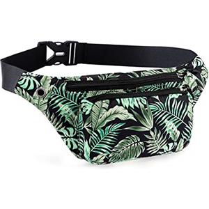 HAWEE Elegante Marsupio Sportivo Cintura Corsa Leggero Unisex Marsupio Corsa Multicolor Esecuzione Pouch con Cintura Regolabile e Jack per Cuffie per Uomo Donna Corsa Jogging Ciclismo Escursionismo