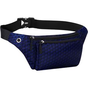HAWEE Elegante Marsupio Sportivo Cintura Corsa Leggero Unisex Marsupio Corsa Multicolor Esecuzione Pouch con Cintura Regolabile e Jack per Cuffie per Uomo Donna Corsa Jogging Ciclismo Escursionismo