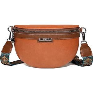 Hjkiopc Borsa a tracolla in pelle Piccola Donna Borse a mano Donna Marsupio Donna elegante Borsa Crossbody Bag Borsa a Spalla con Tracolla Ampia Regolabile e Rimovibile Per Scelta regalo perfetta(A-marrone)
