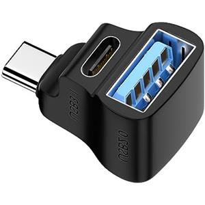 chenyang Splitter USB C, da USB C a USB 2.0/USB C 20 Gbps PD100W 4K60Hz estensioni adattatore per HDTV/disco/tastiera/mouse, supporta raffreddamento e ricarica a vapore allo stesso tempo