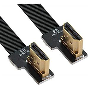 chenyang Cavo piatto FPV HDMI tipo A maschio a maschio HDTV FPC da 0.2M per la fotografia aerea multicottero 90 Degree Right Angled