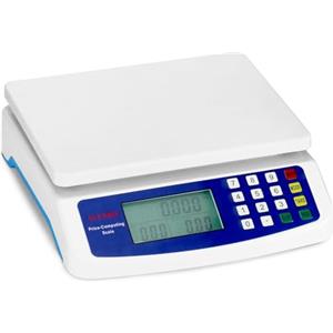 QWORK® Bilancia da cucina elettronica 30 kg, bilancia da cucina digitale con display LCD, batterie non incluse