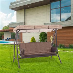 SALMAR Dondolo Bali 3 Posti Ecrù