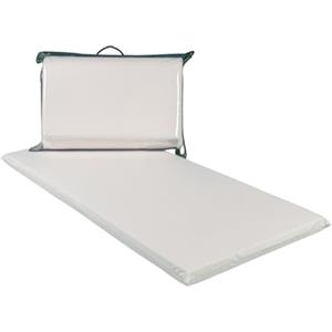 GHIOCUSCINI | Materasso Culla Neonato, Culla Pieghevole CAMPEGGIO, Materasso Bambino 100% Cotone, Fantasia BIANCO, Sfoderabile e Lavabile, 60 x 120 cm, Alto 4.5 cm, Made in Italy