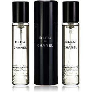 Chanel Le bleu de chanel Eau De Toilette vapo refillable 3x 20 ml