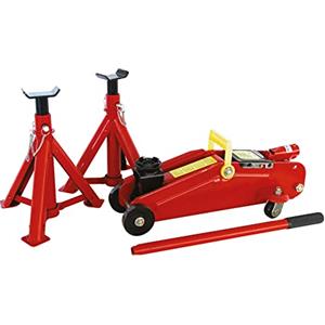 Carpoint Cric a Carrello 2000kg + Cavalletto Solleva