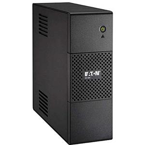Eaton SAI 5S 700I UPS - Gruppo di Continuità - 5S700I - 700VA (6 prese Schuko, Regolazione della Tensione (AVR), Protezione della linea Ethernet/Internet/telefono) - Nero