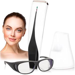 Avilia Massaggiatore Viso Lifting - Dispositivo Antirughe che Rassoda Pelle, Riduce Rughe e Segni di Invecchiamento con Tecnologia Laser a Bassa Intensità (LLLT) - Massaggiatore Viso con Occhiali