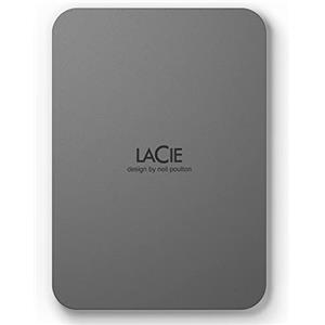 LaCie Mobile Drive Secure 2TB, Hard disk esterno portatile, per PC Mac iPad & iPhone, Adobe, Data Rescue Service (STLR2000400)