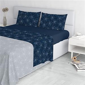 Italian Bed Linen FASHION Completo Letto made in italy, microfibra, Fireworks, Matrimoniale