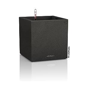 LECHUZA CANTO Stone 30 low grafite nero 13702