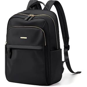 GOLF QUALITY Zaino Donna 14 Pollici Grande Zaino Porta PC Lavoro Antifurto Zaino Laptop Uomo Computer Notebook Unisex Zaini per PC Portatili per Viaggio Ufficio Universit, Nero