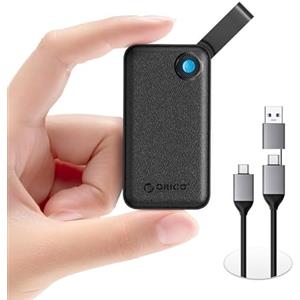 ORICO SSD Esterno 512 GB, Hard Disk Esterno SSD fino a 2000 MB/s, USB 3.2 Gen 2x2 SSD Portatile con Cavo USB C 2 in 1, Compatibilità con Smartphone, PS5, Xbox, Laptop, MacBook/Pro/Air - B20