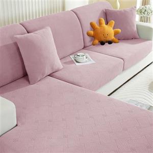 Ystyle Copriseduta Divano Elasticizzato, Copri Cuscini Divano, Coprisedile Per Divano, Universale Copricuscini Per Divani, Copricuscino Copri Seduta Divano(Grande 1 Posto, Rosa)