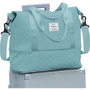 SEAFEW 40x20x25 Ryanair Borsa da Viaggio Bagaglio a Mano Borsone da Viaggio Espandibile Borsa Palestra Borsone Palestra Valigia Borsa da Weekend Borsone Valigia Borsa a Mano,B2-azzurro