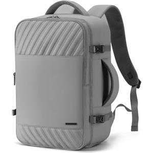 Lekespring Zaino Ryanair 40x20x25 Zaino da Viaggio Aereo Bagaglio a Mano, Zaini Porta PC Uomo Donna con Scomparto Scarpe, Borsa da Cabina per Easyjet Vueling Wizz Air, Lavoro Scuola Trekking, Grigio