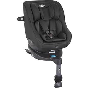 GRACO - Turn2Me i-Size R129 Seggiolino auto ISOFIX con rotazione di 360°, da 40 a 105 cm (dalla nascita fino ai 4 anni circa), Midnight
