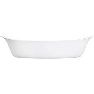 Luminarc Smart Cuisine Carine Pirofila Ovale, Vetro Opale, Bianco, cm 38x23x9 h.