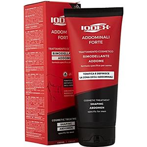 Rays Iodex Uomo Addominali Forte Crema Rimodellante 200ml con Fosfatidilcolina e Sinefrina