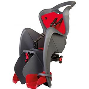 BERETTA CERCHI Bellelli Mr Fox - Seggiolino Posteriore per Bicicletta - per Bambini fino a 22 kg, da 3 a 8 anni - si Fissa al Portapacchi - Grigio Scuro