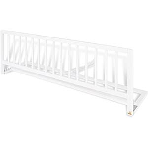 Pinolino Recinzione di sicurezza per culla, recinzione di sicurezza pieghevole, cameretta per bambini, protezione anticaduta, 120 x 32 x 40 cm, bianco