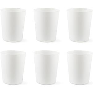Excelsa Portofino Set 6 Bicchieri, Bianco, 30 Cl., Vetro Soffiato