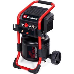 Einhell Compressore Einhell TE-AC 240/24 Silent (1500 W, max. 10 bar, serbatoio da 24 l, potenza di aspirazione 240 l/min, compressore silenziato da 70 dB, 2 manometri, riduttore di pressione)
