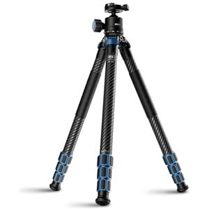 SIRUI 153.4cm Treppiede Fotocamera da Viaggio AM-324, Treppiede Carbonio con Testa a Sfera AM-40, Professionale Stabile Treppiedi con Gambe a 4 Sezioni per Videocamera, DSLR, Carico Massimo 18KG