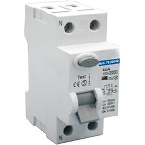 Glowster Interruttore differenziale 1P+N 63A 30mA 6KA Classe C, ideale per proteggere impianti elettrici, prevenire scosse elettriche e cortocircuiti in modo efficace.