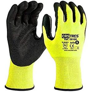 CRISCOLOR Guanto di protezione, taglia 9, Extreme, giallo fluo e nero, 1 paio